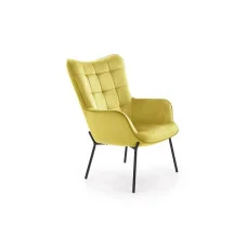 Armchair CASTEL mustard